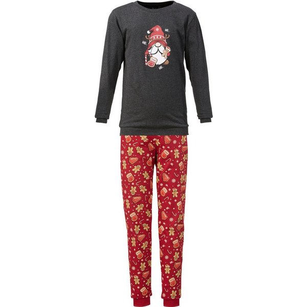 Erwin Müller Pyjama Kinder-Schlafanzug Single-Jersey gemustert