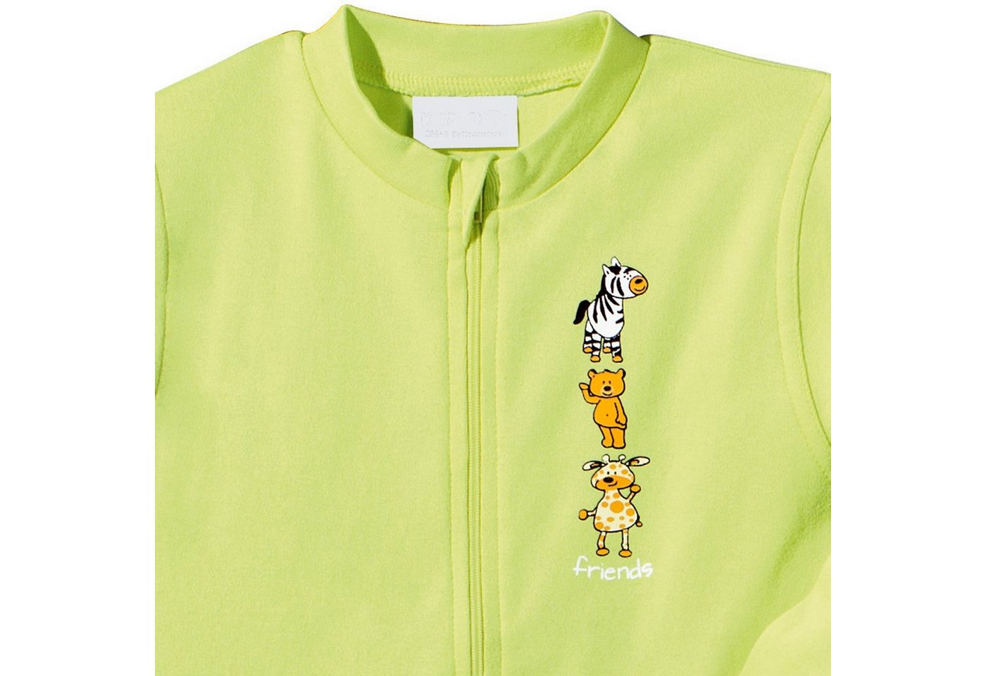 Erwin Müller Pyjama Kinder-Schlafoverall 2er-Pack Interlock-Jersey Tiermotiv – Bild 5 von 5