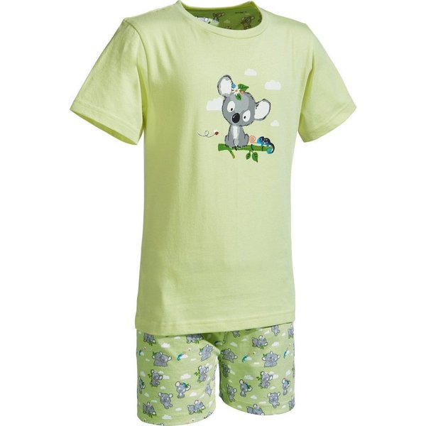 Erwin Müller Pyjama Kinder-Shorty Single-Jersey gemustert/Tiermotive: Koala