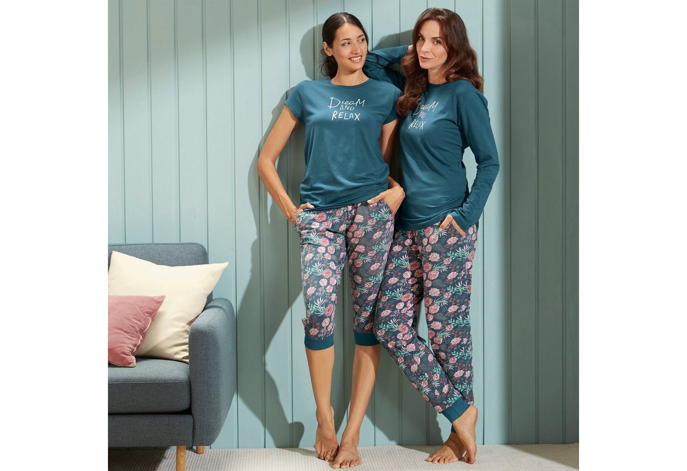 Erwin Müller Pyjamaoberteil Damen-Langarmshirt Single-Jersey Uni – Bild 4 von 5