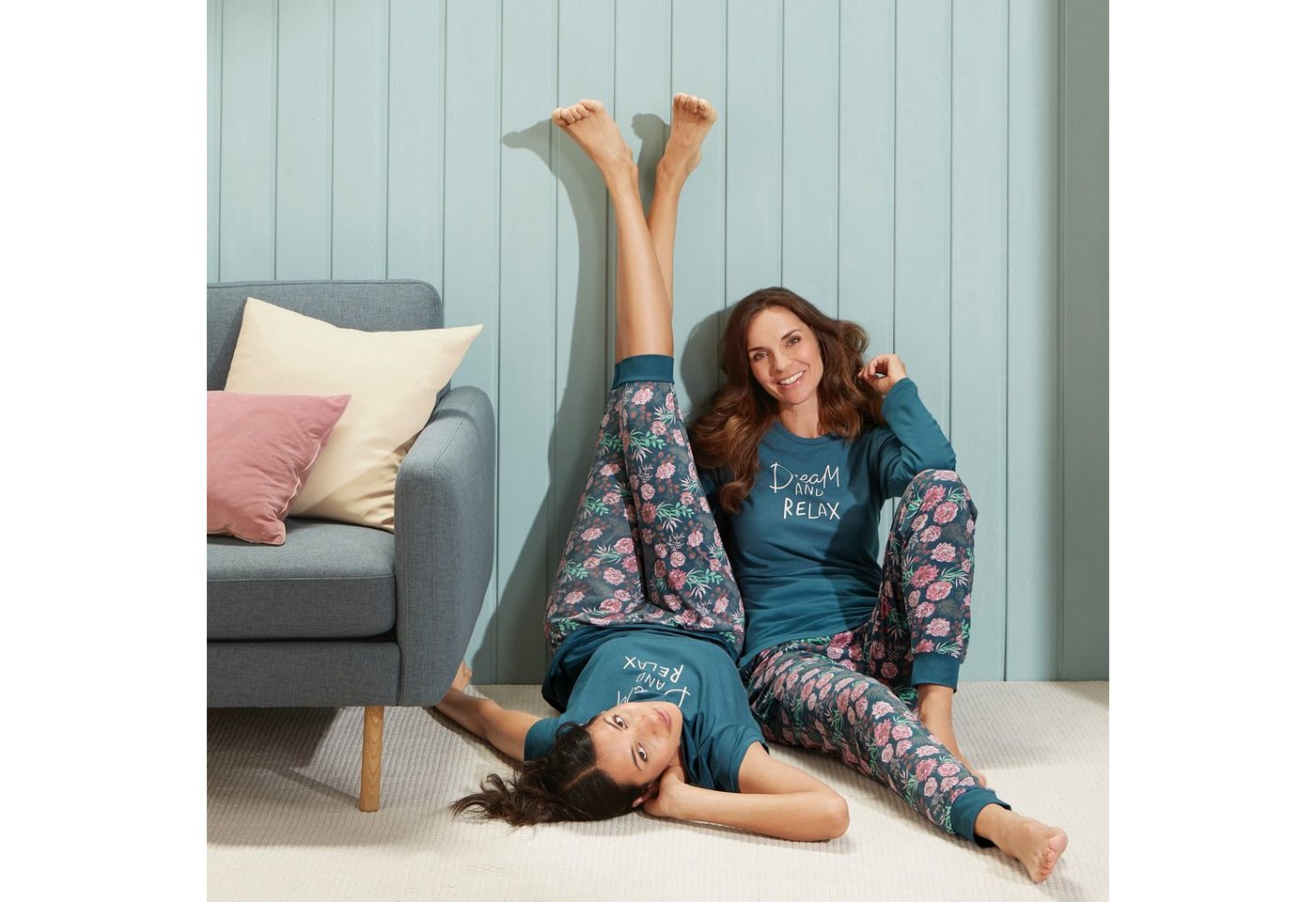Erwin Müller Pyjamaoberteil Damen-Langarmshirt Single-Jersey Uni – Bild 5 von 5