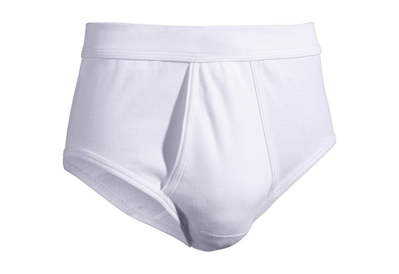 Erwin Müller Slip Herren-Slip 4er-Pack Feinripp Uni – Bild 2 von 3