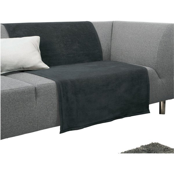 Erwin Müller Sofaläufer Sessel- und Sofaschoner "Triest", Baumwollmischung Uni