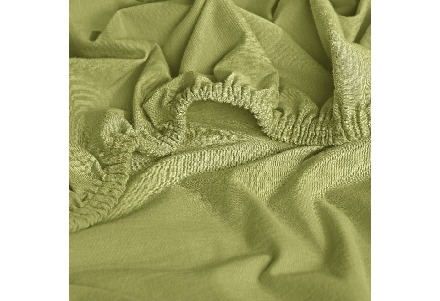Erwin Müller Spannbettlaken Spannbettlaken "Freising", Jersey, Gummizug: Rundumgummi, (1 Stück), Multi-Stretch Single-Jersey Uni – Bild 4 von 4