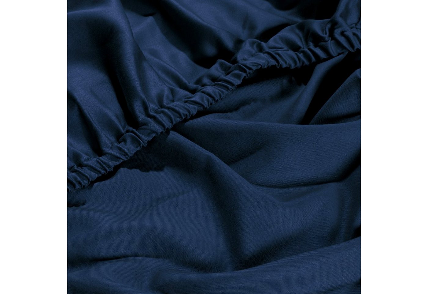 Erwin Müller Spannbettlaken Spannbettlaken "Landshut", Satin, Gummizug: Rundumgummi, (1 Stück), Uni – Bild 4 von 4