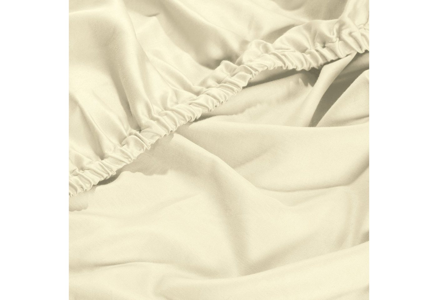Erwin Müller Spannbettlaken Spannbettlaken "Landshut", Satin, Gummizug: Rundumgummi, (1 Stück), Uni – Bild 4 von 4
