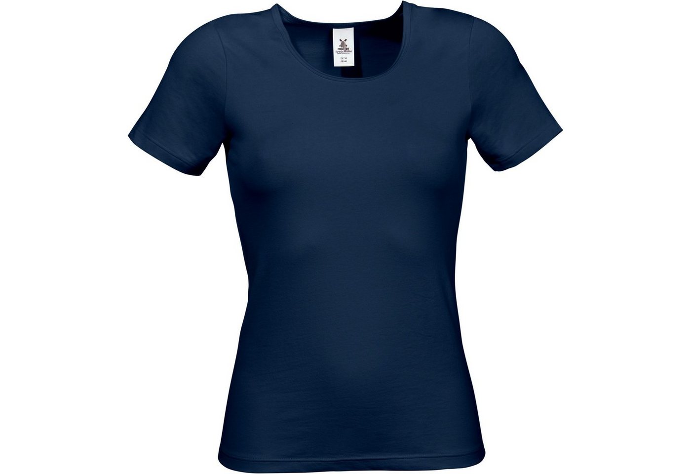 Erwin Müller T-Shirt Damen-Unterhemd, 1/2-Arm 2er-Pack Single-Jersey Uni – Bild 2 von 3