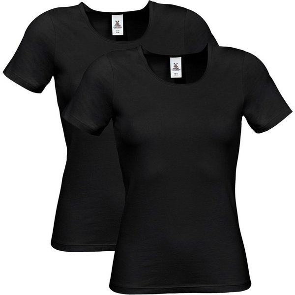 Erwin Müller T-Shirt Damen-Unterhemd, 1/2-Arm 2er-Pack Single-Jersey Uni