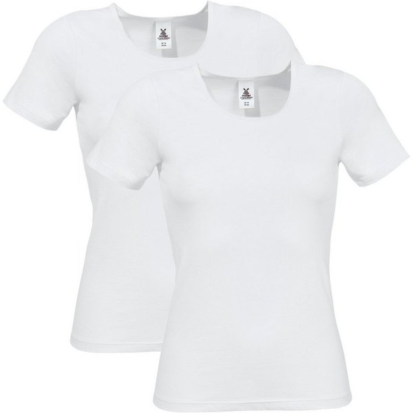 Erwin Müller T-Shirt Damen-Unterhemd, 1/2-Arm 2er-Pack Single-Jersey Uni