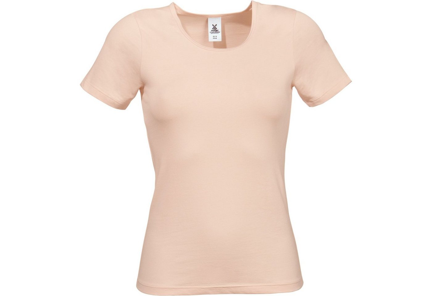 Erwin Müller T-Shirt Damen-Unterhemd, 1/2-Arm 2er-Pack Single-Jersey Uni – Bild 2 von 3