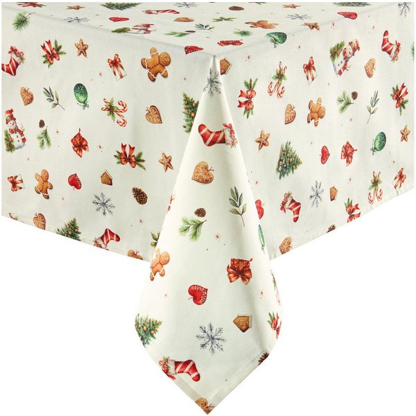 Erwin Müller Tischdecke Tischdecke "Noel", Baumwolle Motiv