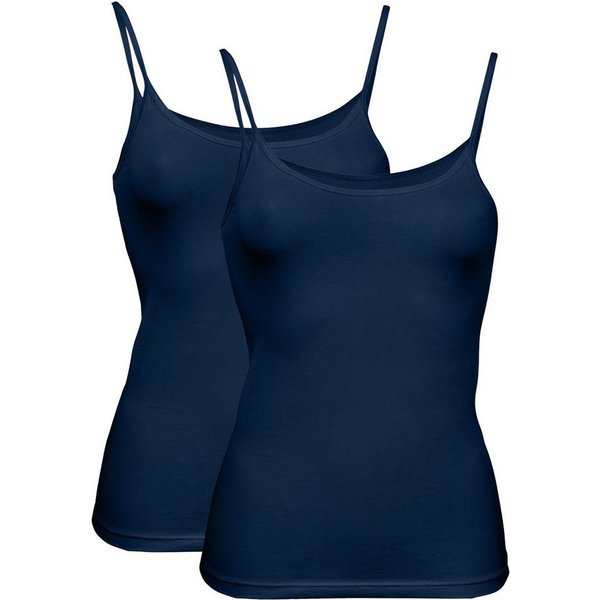 Erwin Müller Unterhemd Damen-Unterhemd 2er-Pack Single-Jersey Uni