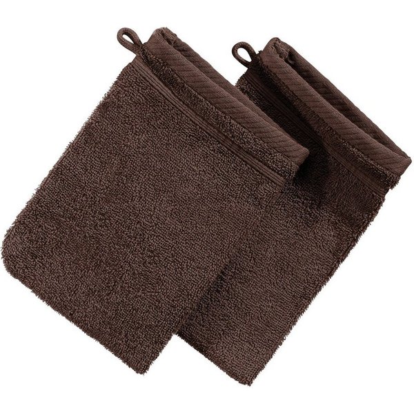 Erwin Müller Waschhandschuh Waschhandschuh "Heidelberg" 2er-Pack, Frottier, Walk-Frottier Uni
