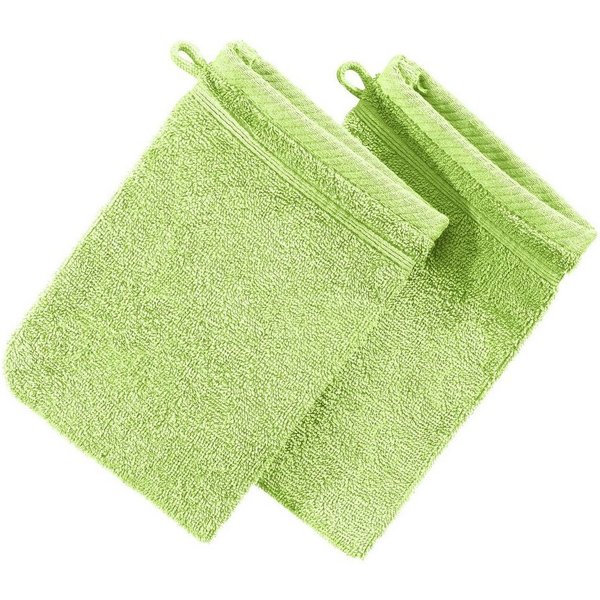 Erwin Müller Waschhandschuh Waschhandschuh "Heidelberg" 2er-Pack, Frottier, Walk-Frottier Uni
