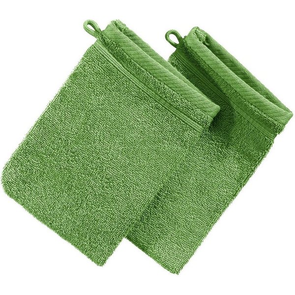 Erwin Müller Waschhandschuh Waschhandschuh "Heidelberg" 2er-Pack, Frottier, Walk-Frottier Uni
