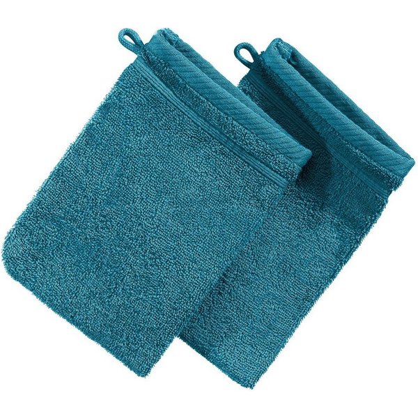 Erwin Müller Waschhandschuh Waschhandschuh "Heidelberg" 2er-Pack, Frottier, Walk-Frottier Uni