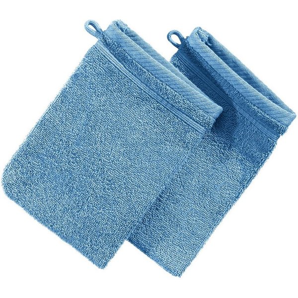 Erwin Müller Waschhandschuh Waschhandschuh "Heidelberg" 2er-Pack, Frottier, Walk-Frottier Uni