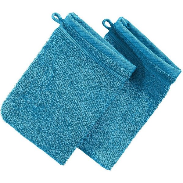 Erwin Müller Waschhandschuh Waschhandschuh "Heidelberg" 2er-Pack, Frottier, Walk-Frottier Uni