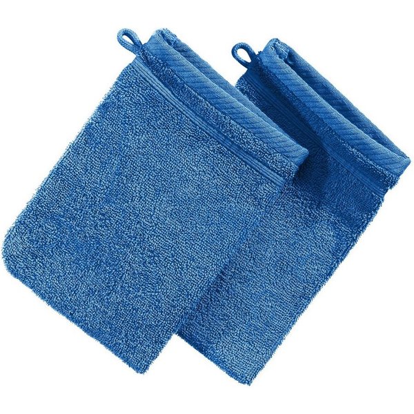 Erwin Müller Waschhandschuh Waschhandschuh "Heidelberg" 2er-Pack, Frottier, Walk-Frottier Uni