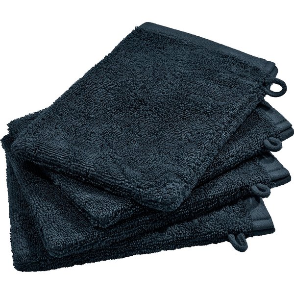 Erwin Müller Waschhandschuh Waschhandschuh "Sigmaringen" 4er-Pack, Frottier, Walk-Frottier Uni