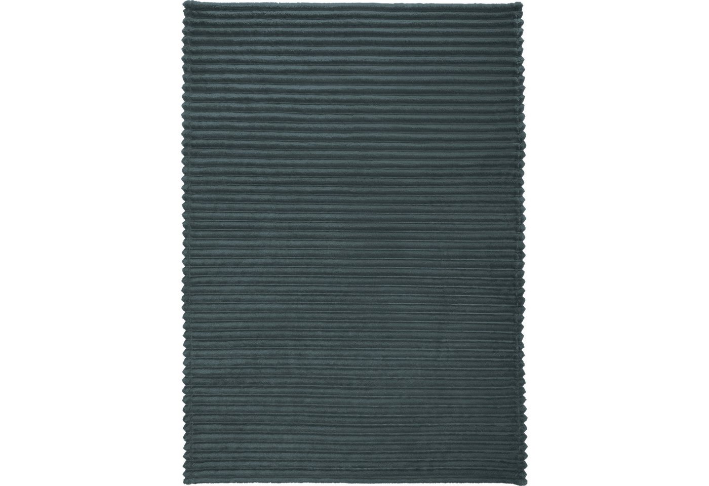 Wohndecke Wohndecke "Aosta", Erwin Müller, Fleece in Cordoptik Uni/Hoch- Tiefstruktur – Bild 2 von 5