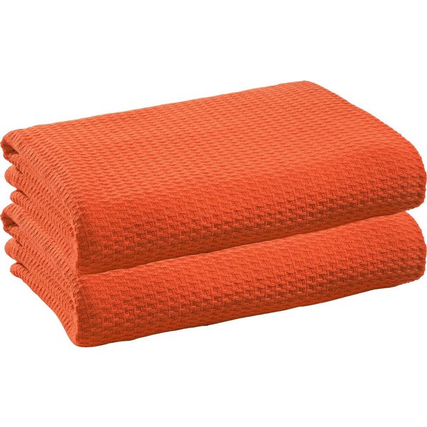 Wohndecke Sommerdecke "Siena" 2er-Pack, Erwin Müller, Baumwolle Uni