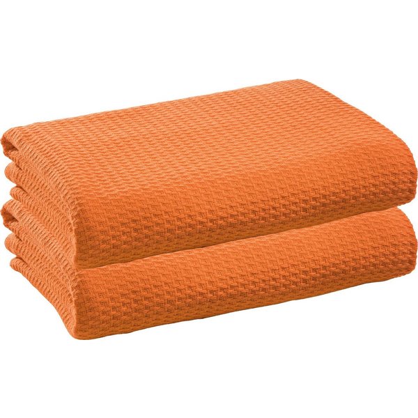 Wohndecke Sommerdecke "Siena" 2er-Pack, Erwin Müller, Baumwolle Uni