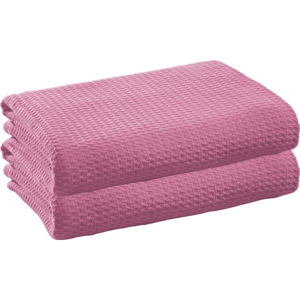 Wohndecke Sommerdecke "Siena" 2er-Pack, Erwin Müller, Baumwolle Uni