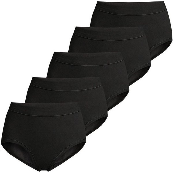 ESGE - Die Wäsche-Macher Taillenslip 5er-Pack Basic - Feinripp (Spar-Set, 5-St) Taillen Slip - Baumwolle
