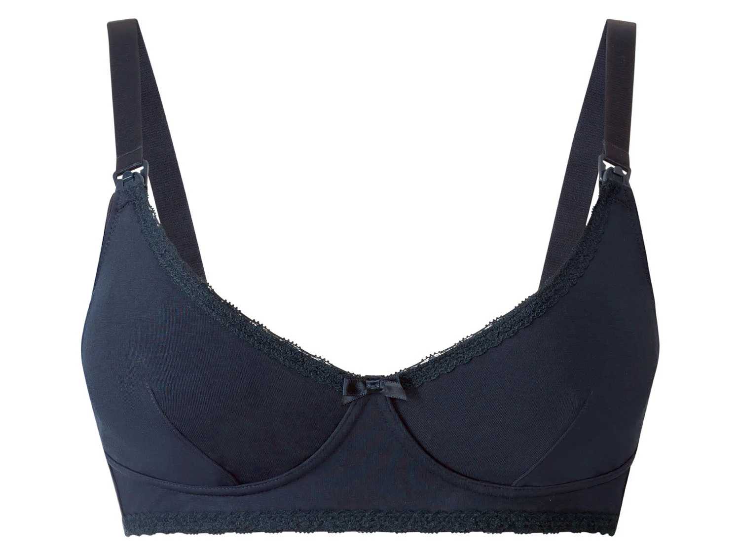 ESMARA® 2 Damen Still-BHs (marine/grau, 85B) – Bild 2 von 4