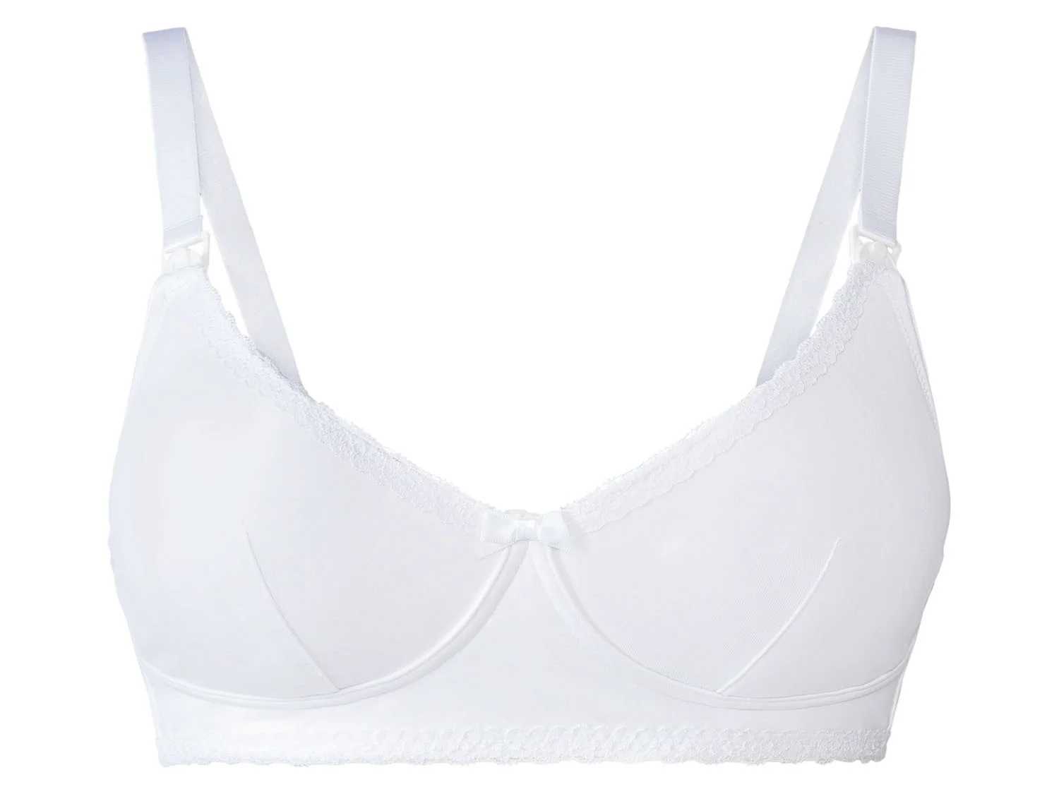 ESMARA® 2 Damen Still-BHs (Schwarz/weiß, 85E) – Bild 4 von 4