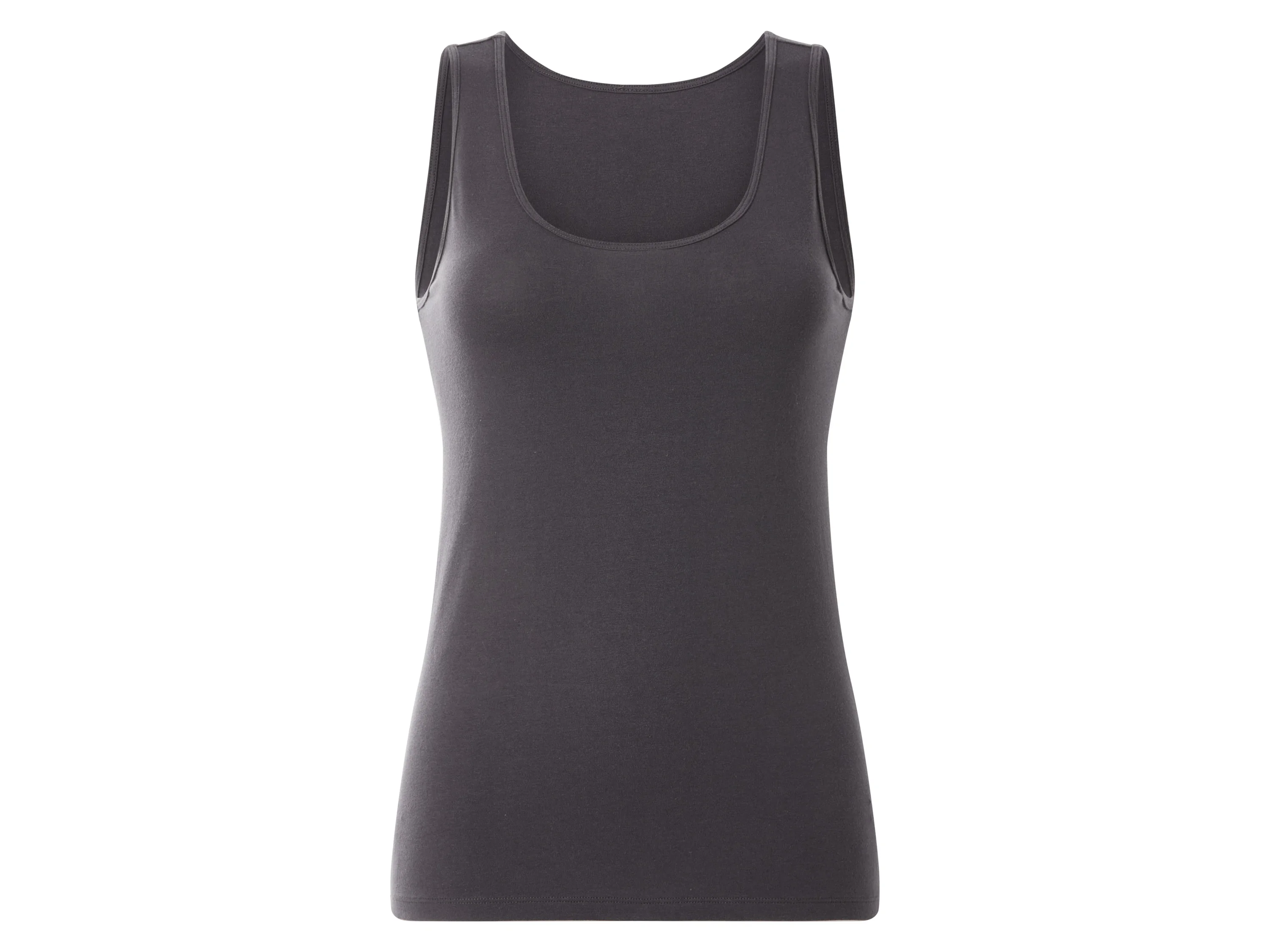 ESMARA® Damen Achselhemden, 3 Stück (dunkelgrau/grau/rosa, S(36/38)) – Bild 3 von 4