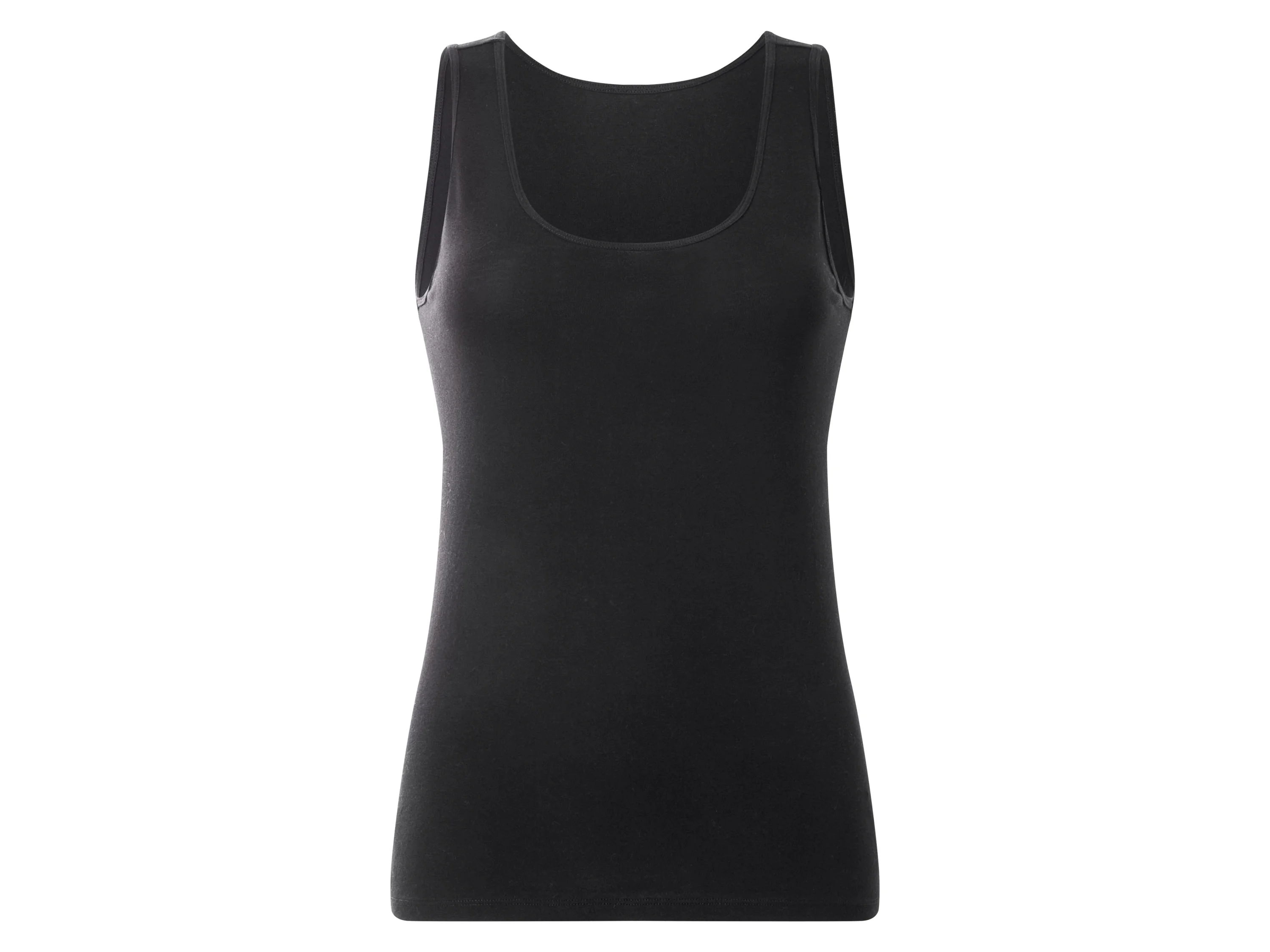 ESMARA® Damen Achselhemden, 3 Stück (Schwarz, XL(48/50)) – Bild 3 von 4