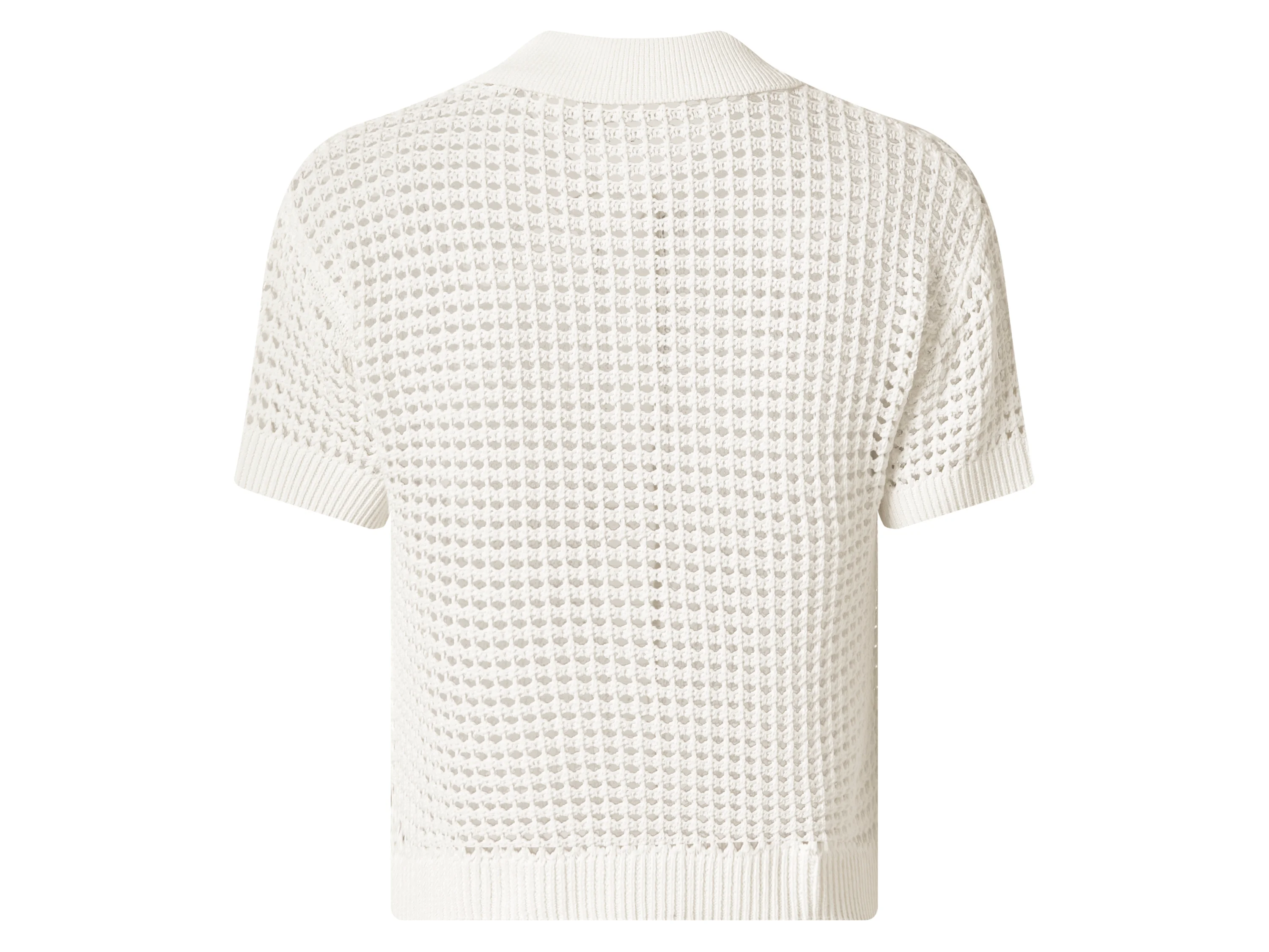 ESMARA® Damen Ajour-Cardigan (Weiß, S(36/38)) – Bild 3 von 4