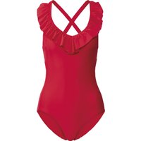 ESMARA® Damen Badeanzug (Rot, 38)