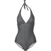 ESMARA® Damen Badeanzug (schwarz gemustert, 42)