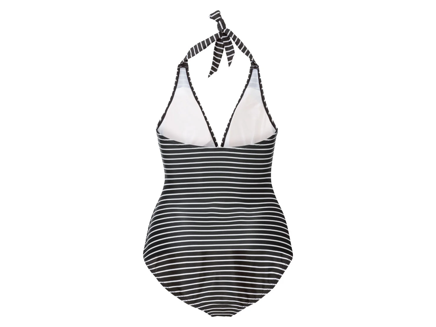 ESMARA® Damen Badeanzug (schwarz gemustert, 42) – Bild 3 von 4