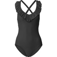 ESMARA® Damen Badeanzug (Schwarz, 36)
