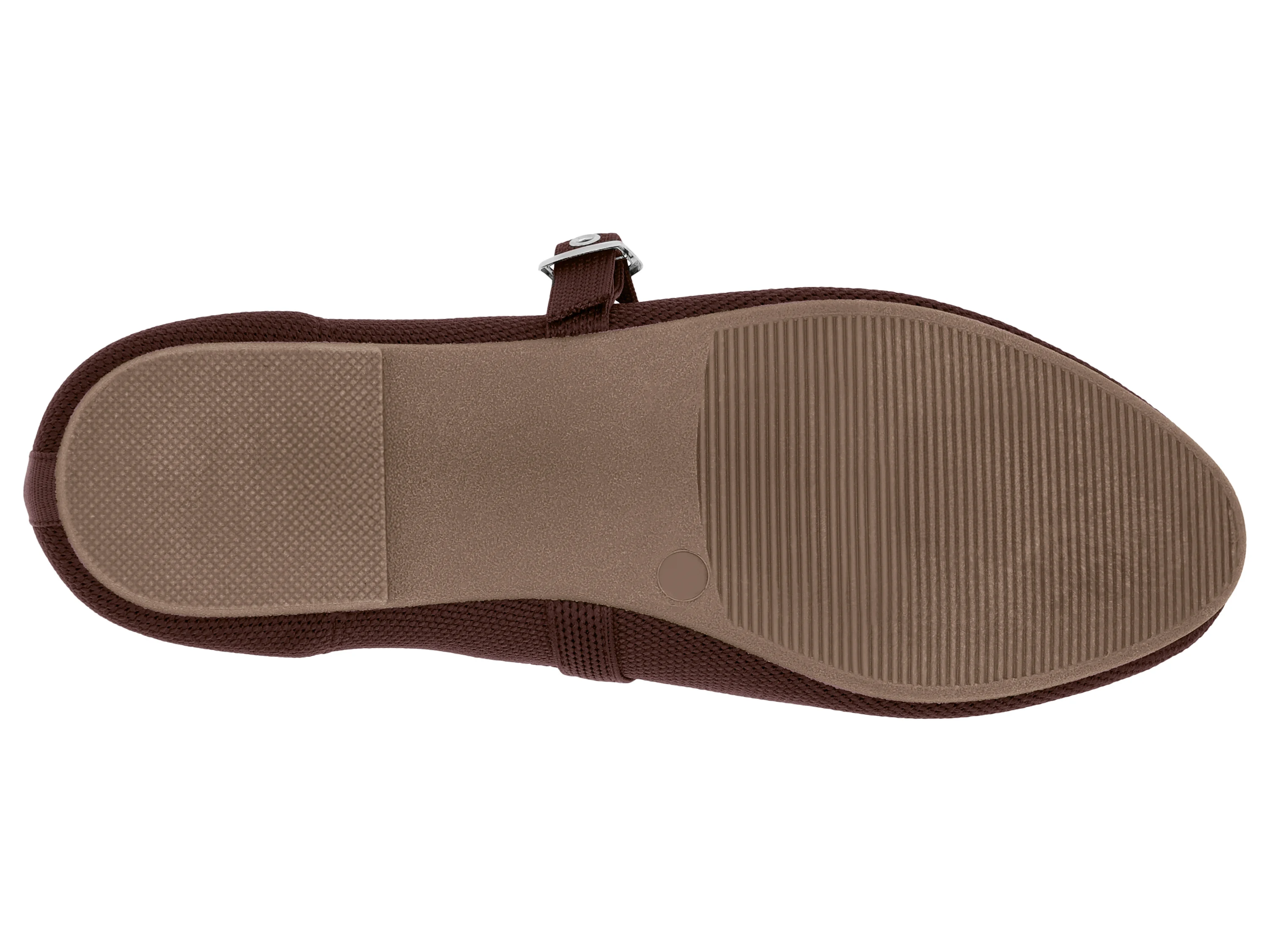 ESMARA® Damen Ballerina, faltbar (Braun, 40) – Bild 3 von 4