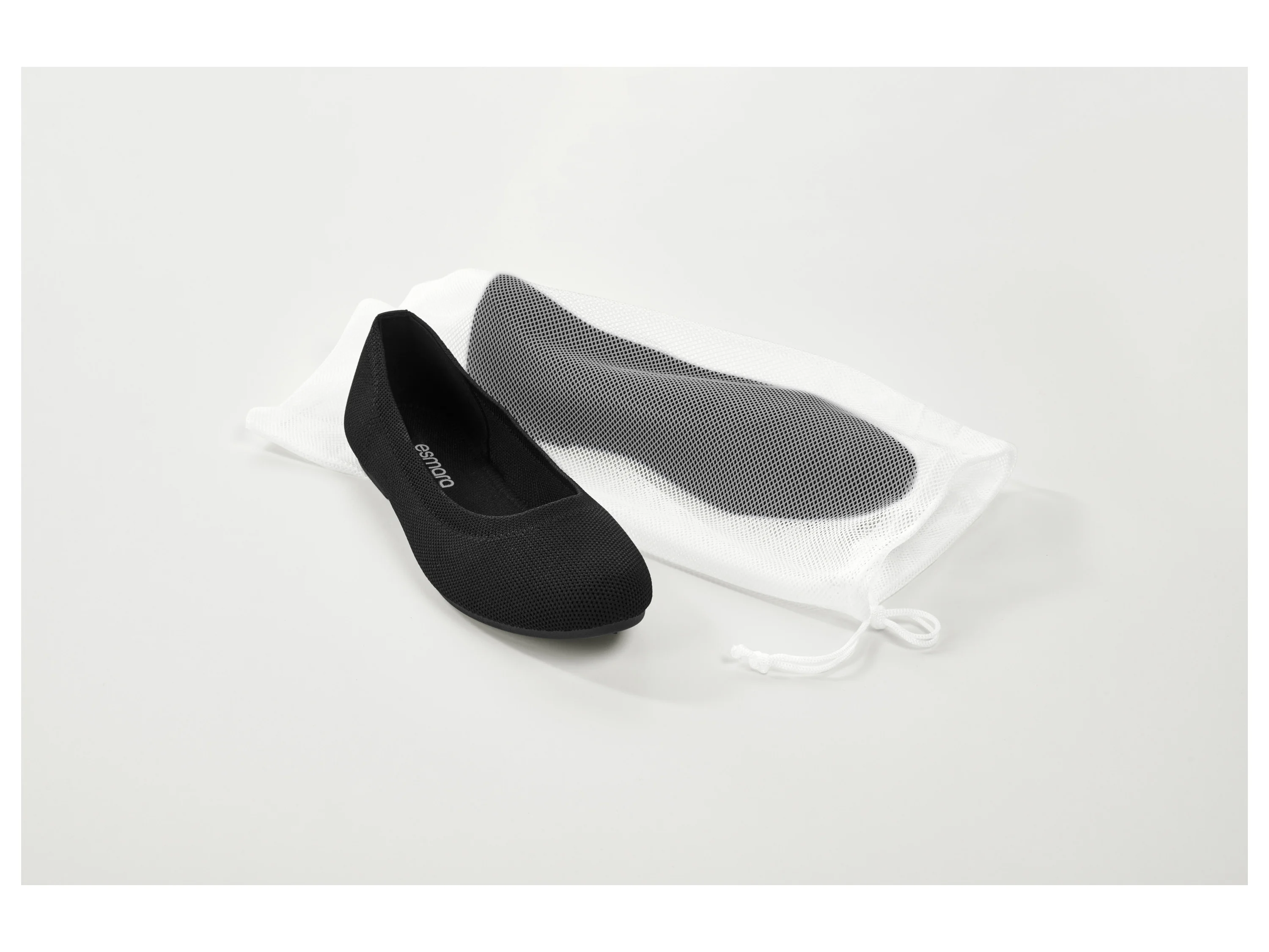 ESMARA® Damen Ballerina (Schwarz, 38) – Bild 2 von 4