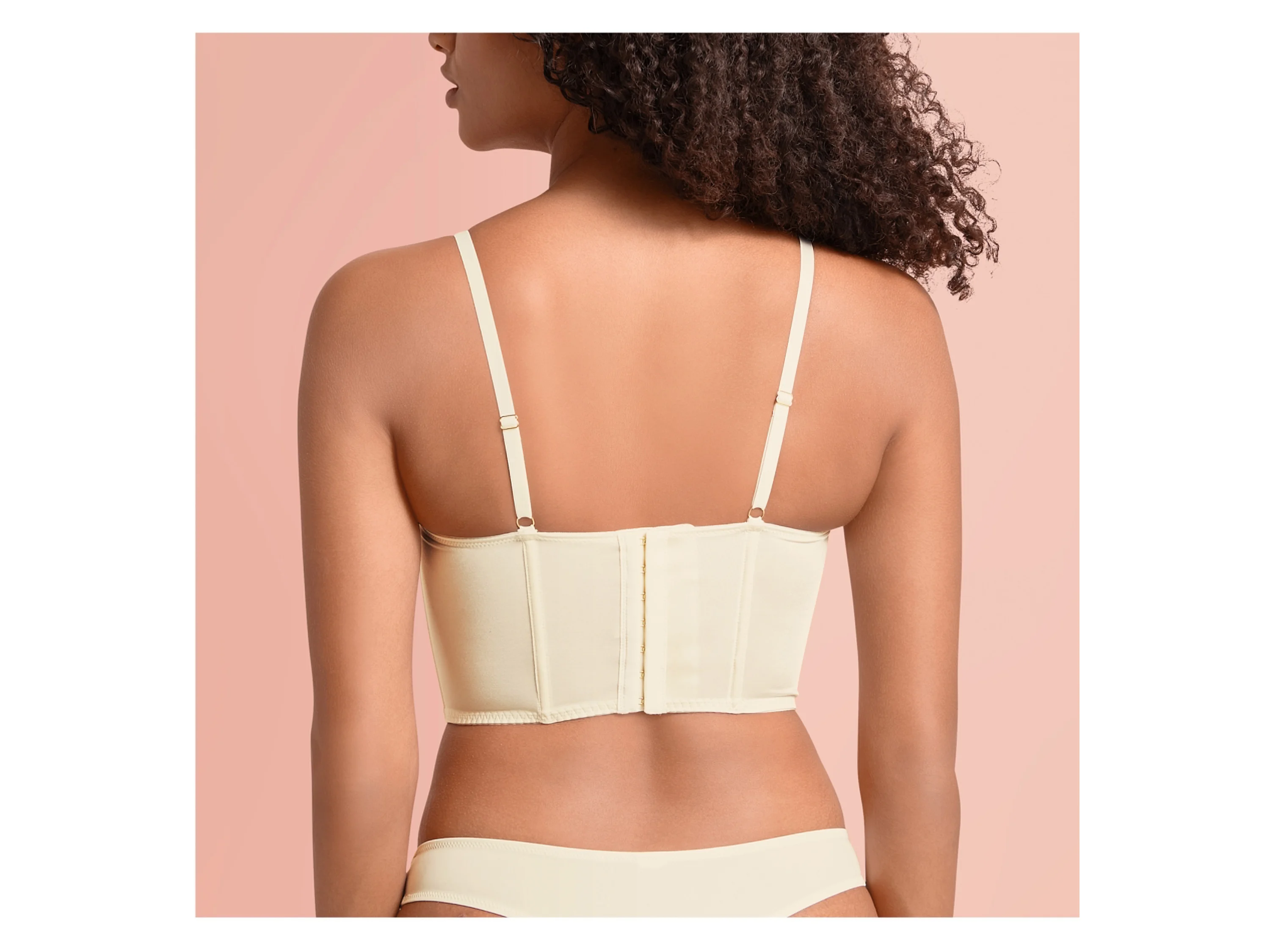 ESMARA® Damen BH mit verlängerter Unterbrust (Weiß, 85C) – Bild 4 von 4