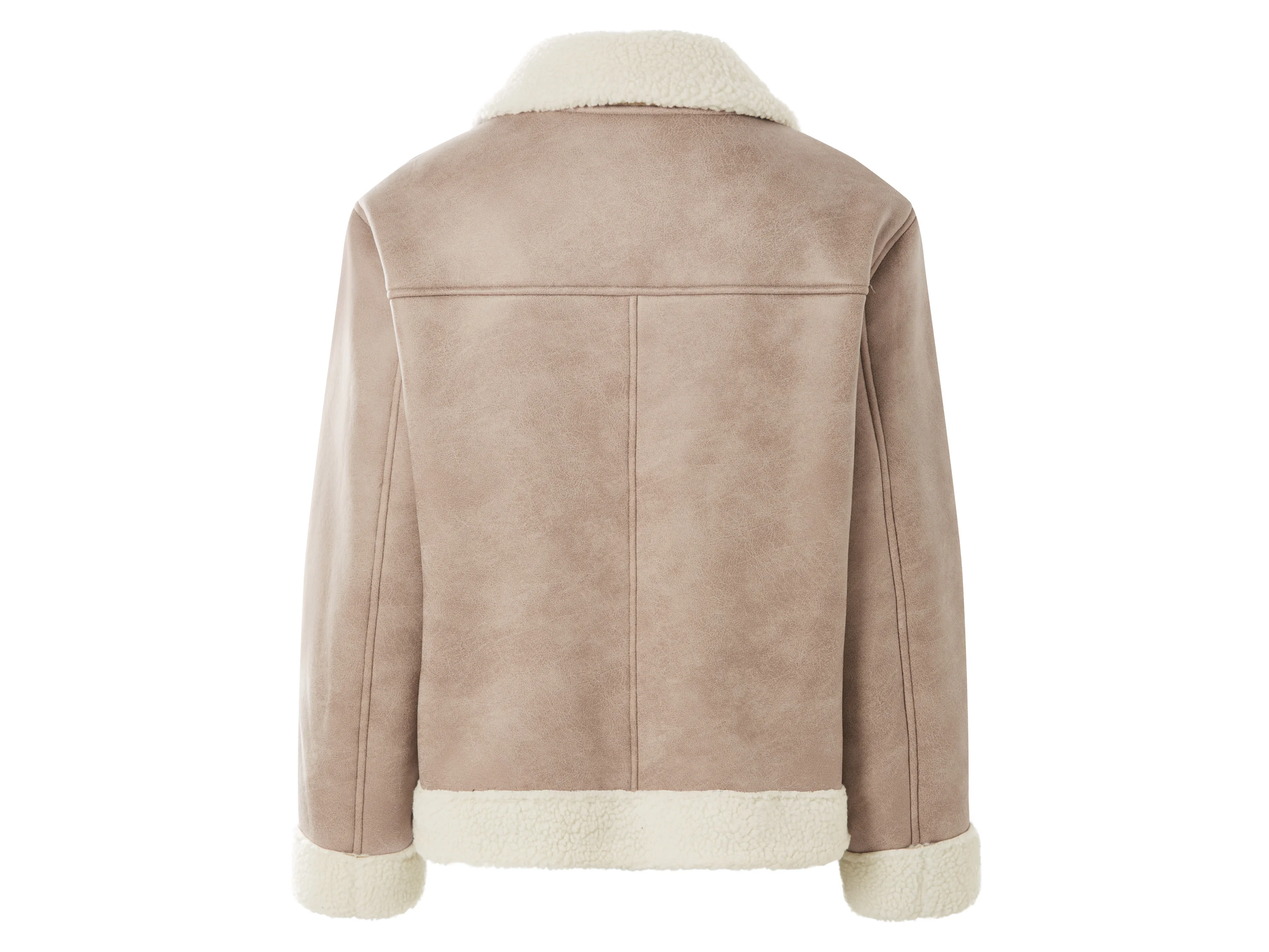 ESMARA® Damen Bikerjacke (Beige, XS(32/34)) – Bild 3 von 4