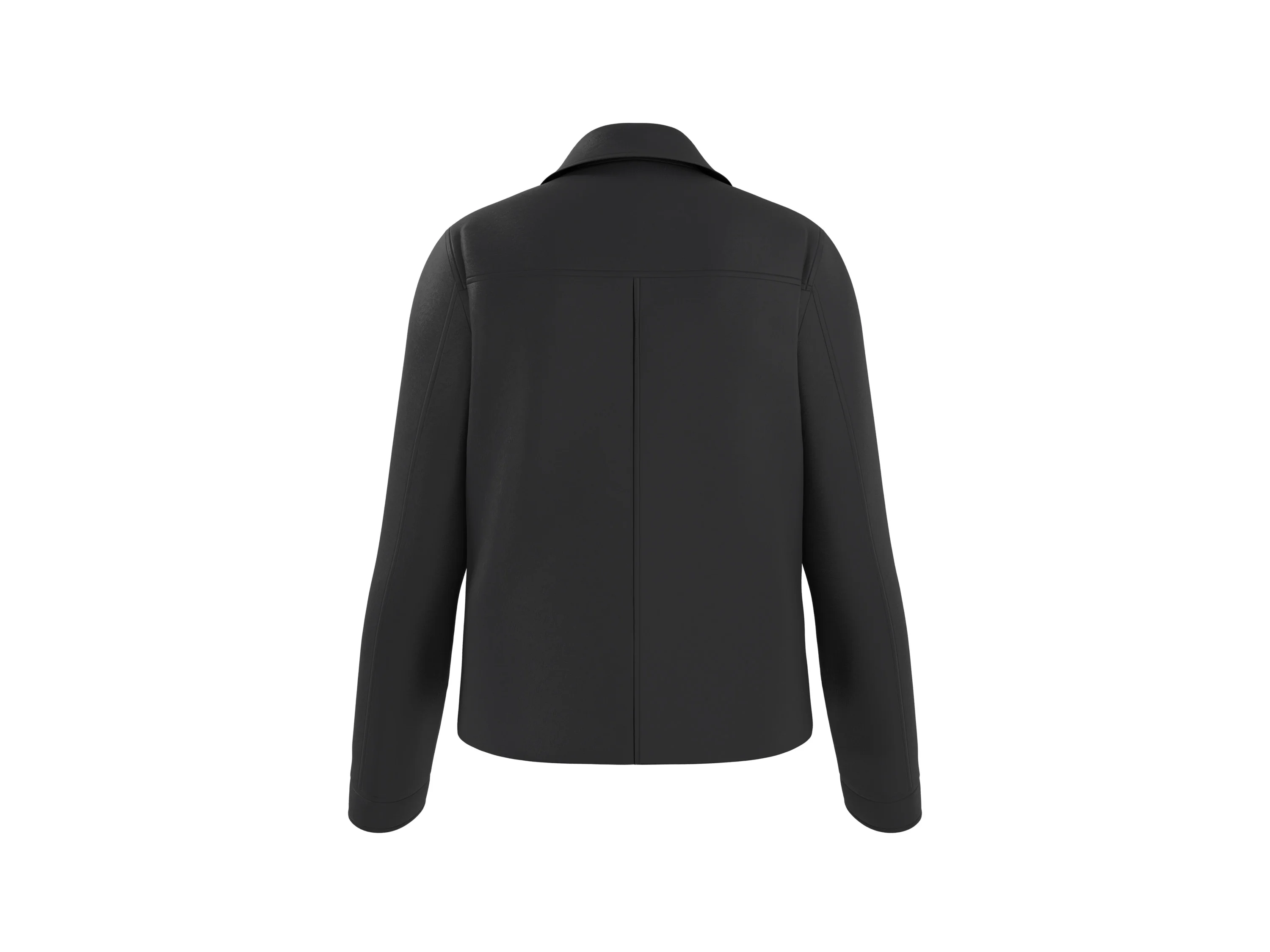ESMARA® Damen Bikerjacke / Jacke (schwarz/Struktur, 36) – Bild 3 von 4
