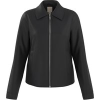ESMARA® Damen Bikerjacke / Jacke (schwarz/Struktur, 44)