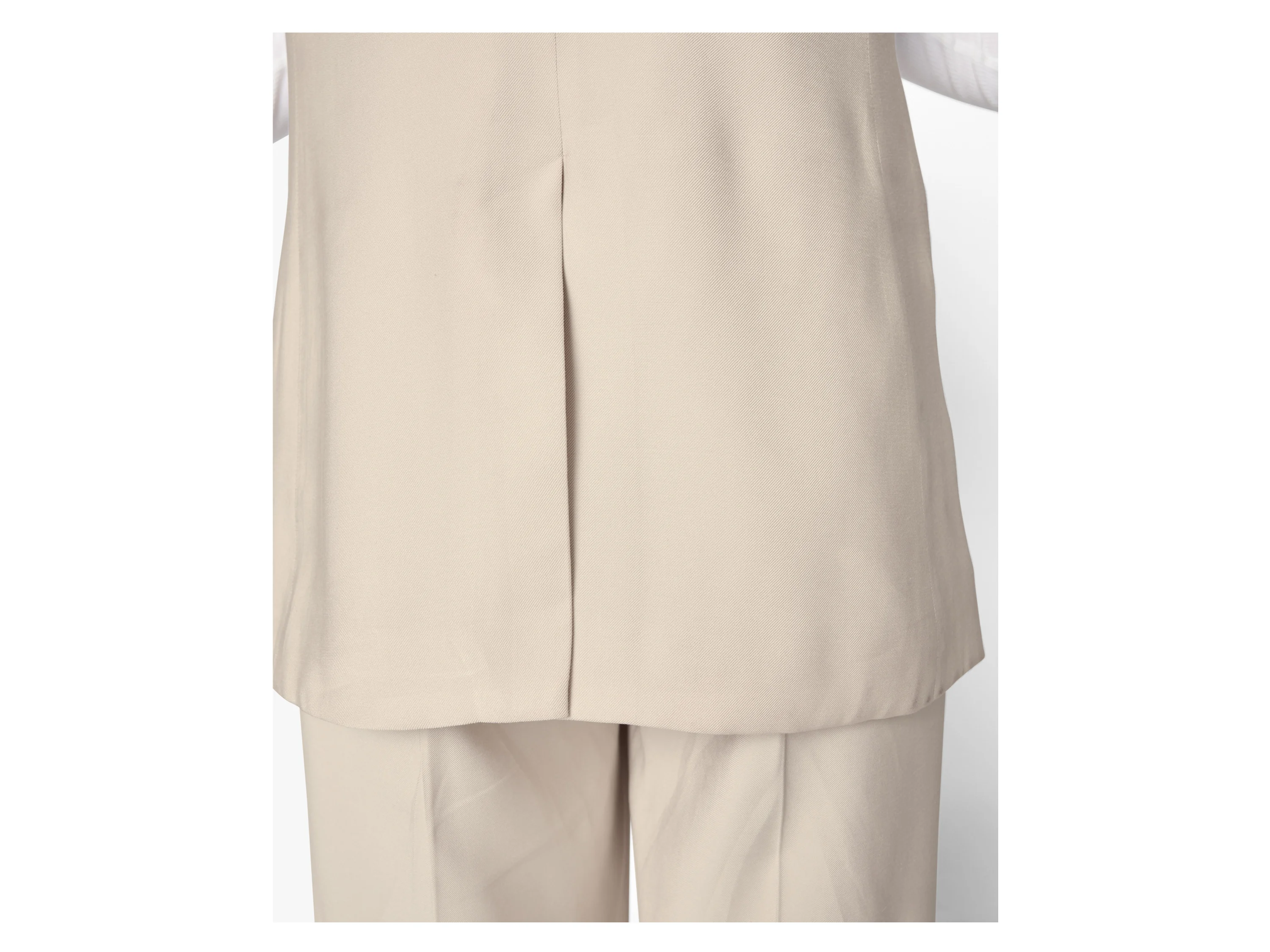 ESMARA® Damen Blazer ärmellos (Beige, 44) – Bild 4 von 4