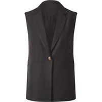 ESMARA® Damen Blazer ärmellos (Schwarz, 36)