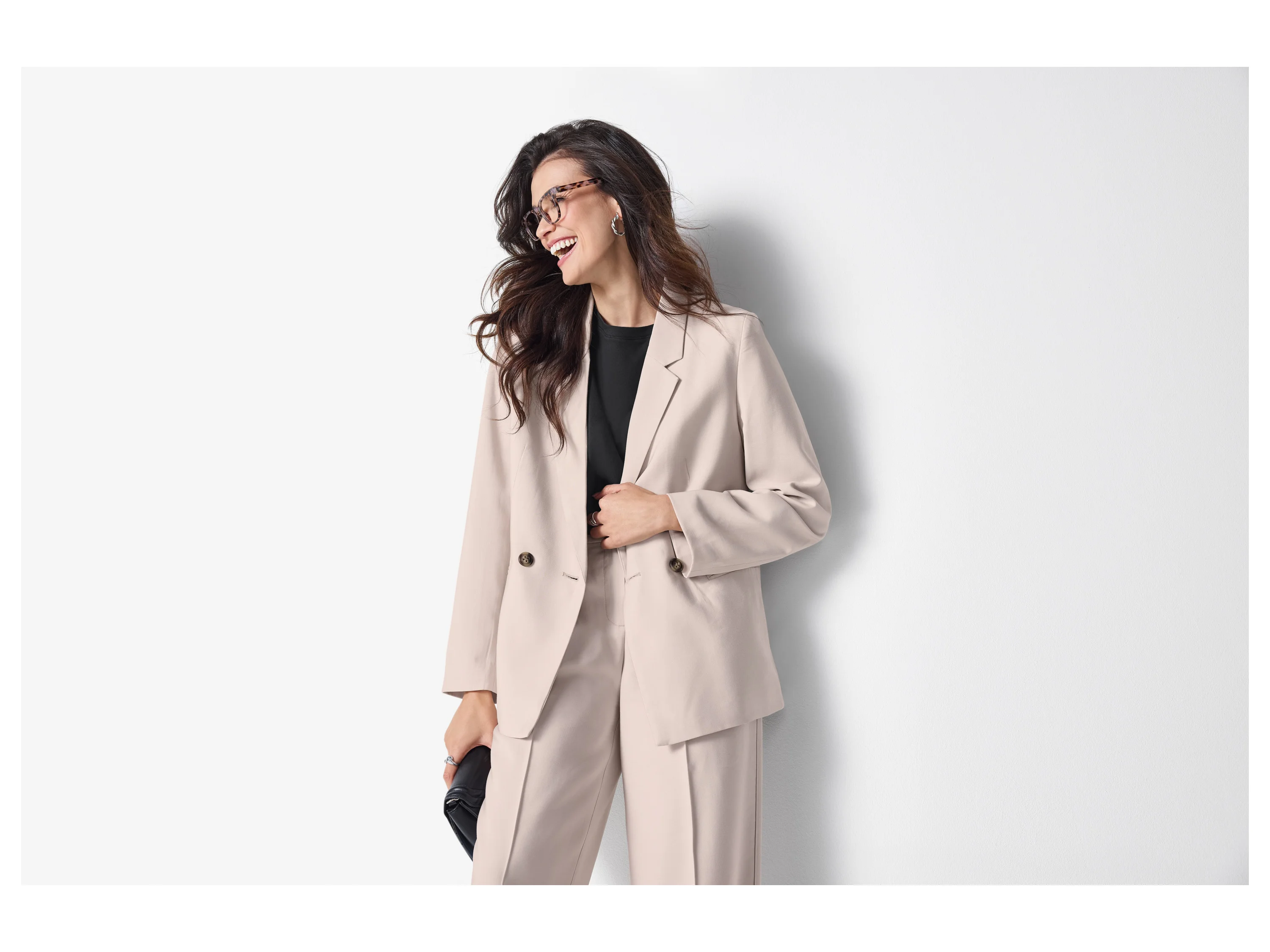 ESMARA® Damen Blazer (Beige, 38) – Bild 2 von 4