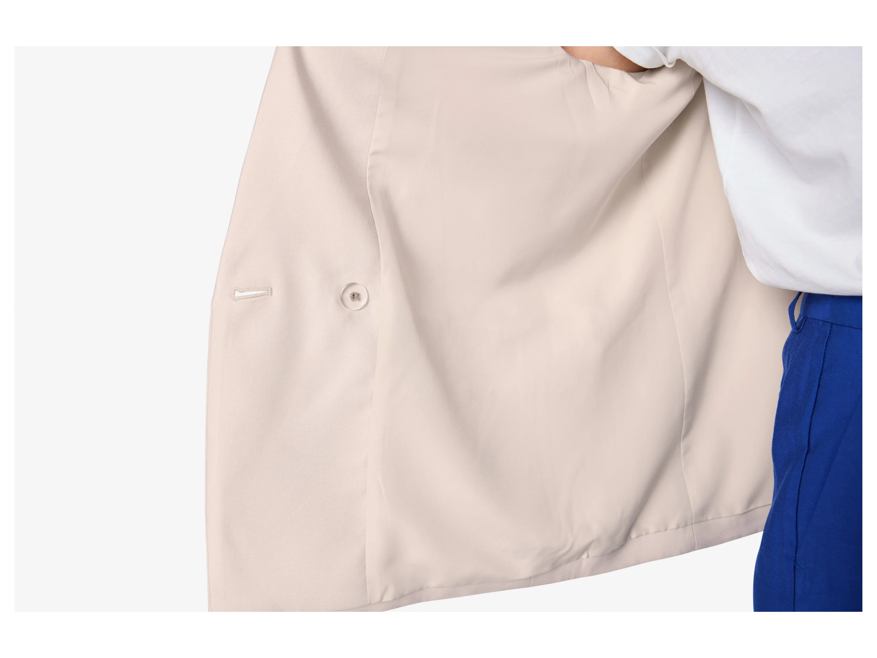 ESMARA® Damen Blazer (Beige, 34) – Bild 4 von 4
