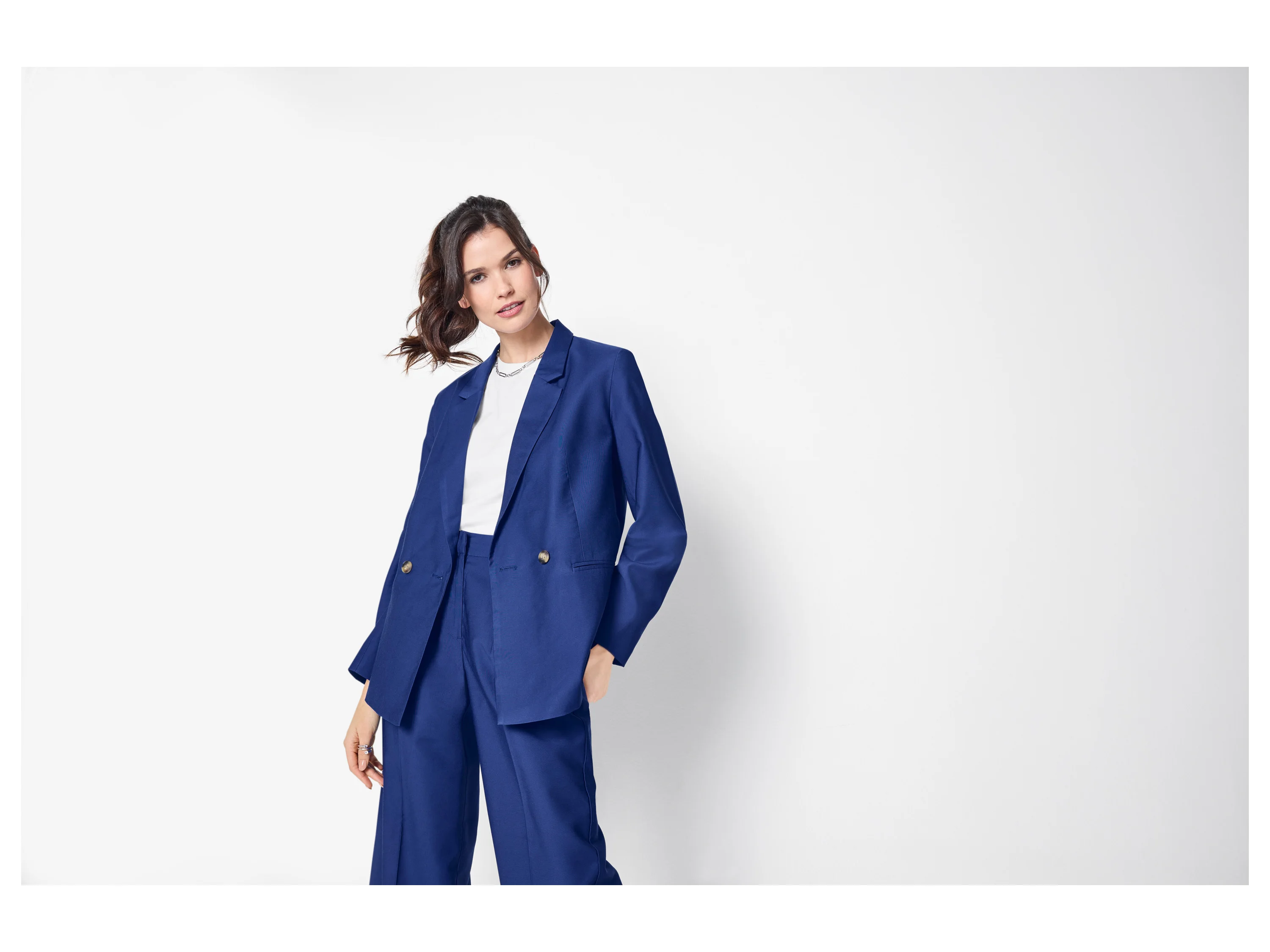 ESMARA® Damen Blazer (Blau, 36) – Bild 2 von 4