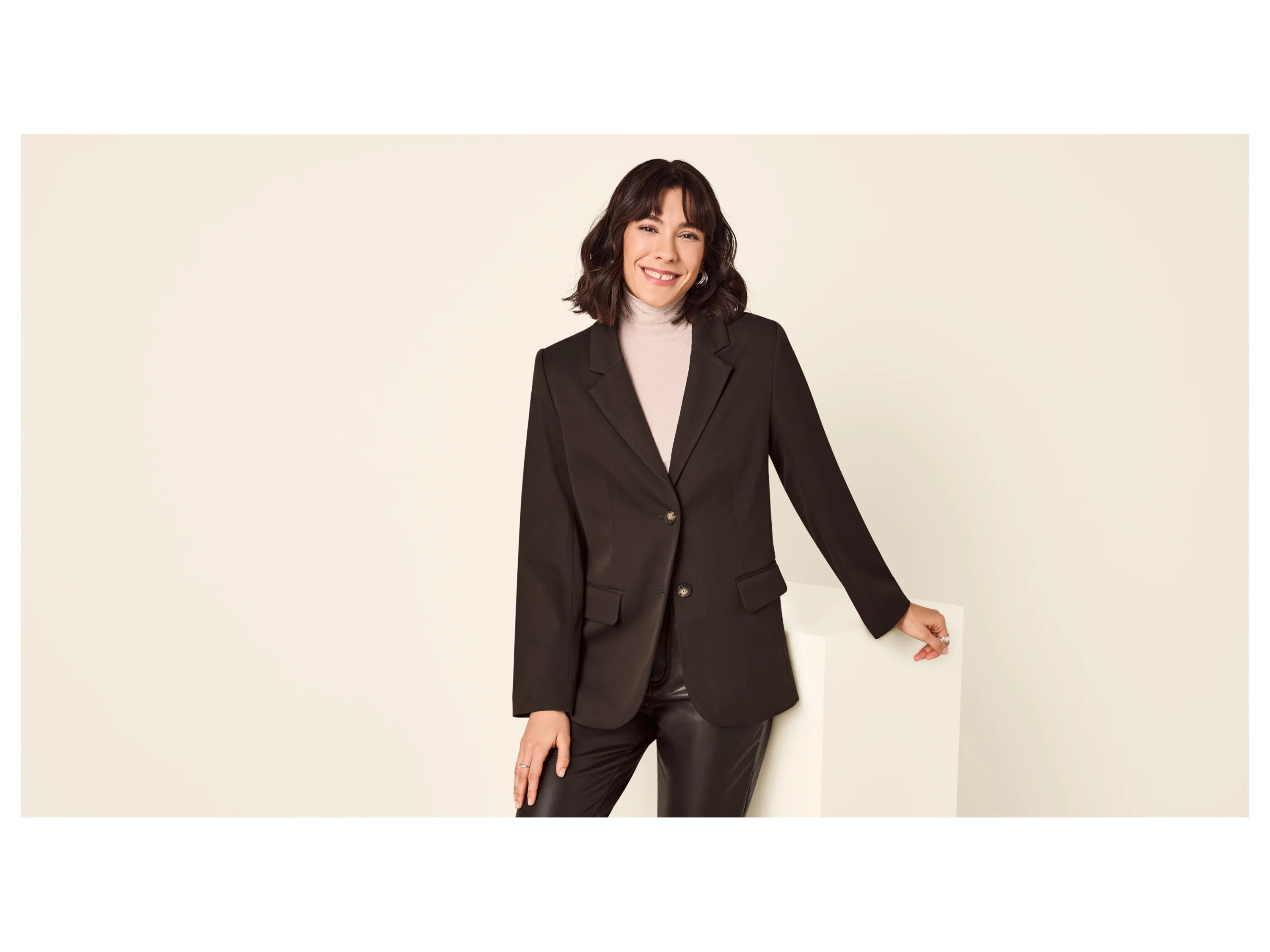 ESMARA® Damen Blazer (Braun, 34) – Bild 2 von 4